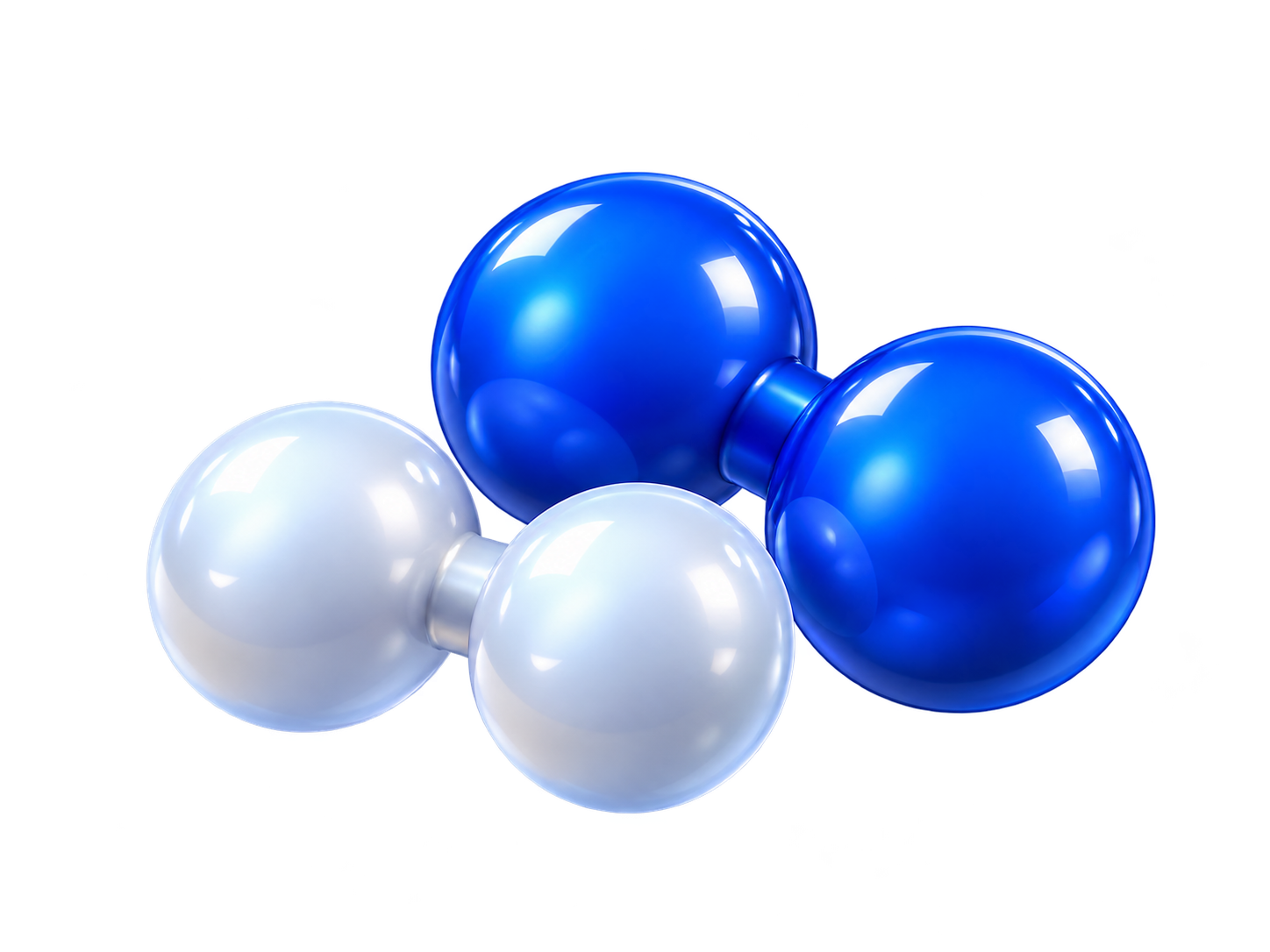 Hydrogen and nitrogen molecules